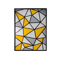 Thumbnail for Yellow Geometric Canvas Painting