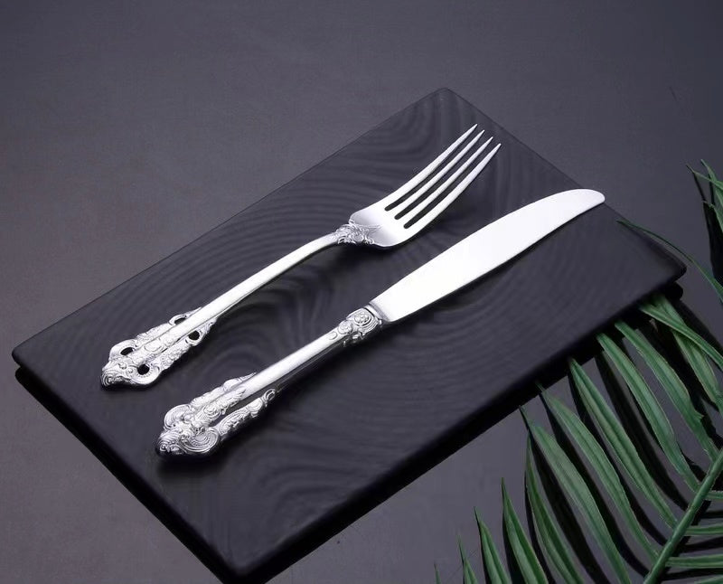 Carving Silver Cutlery Set