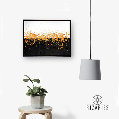 Sprinkles of Gold Canvas Painting