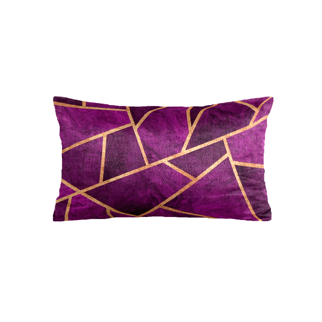 SuperSoft Purple Geometric Rectangle