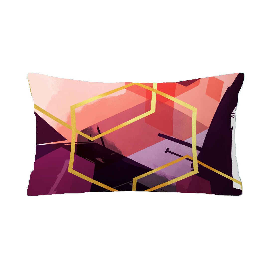 SuperSoft Magenta Abstract Rectangle