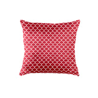 Thumbnail for SuperSoft Red Maroon Pattern Cushion