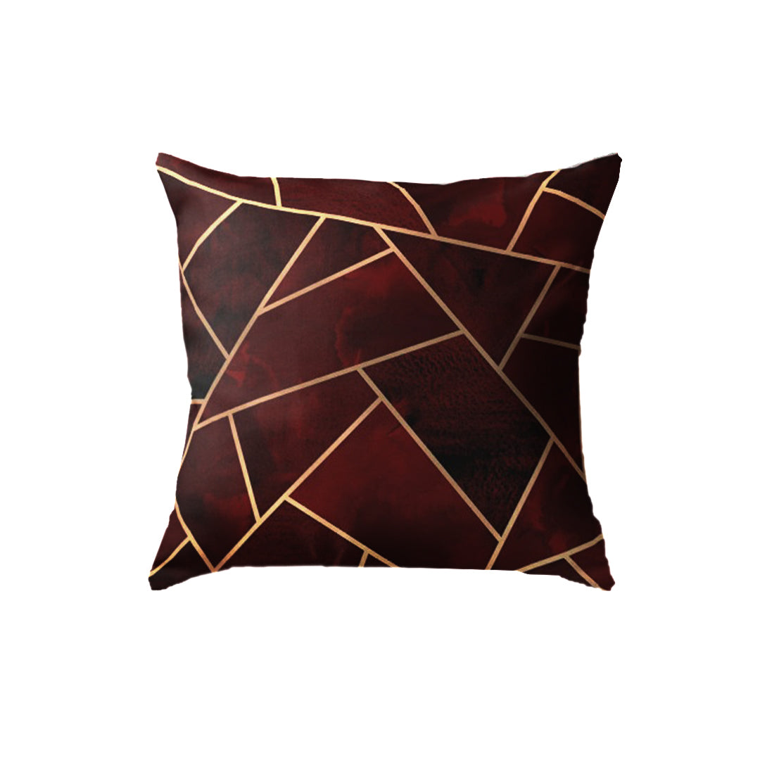 SuperSoft Maroon & Gold Geo