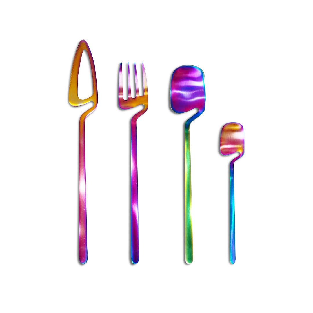 New Multi Color Cutlery Set