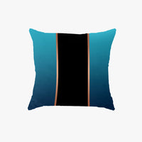Thumbnail for SuperSoft Teal Black Throw Pillow