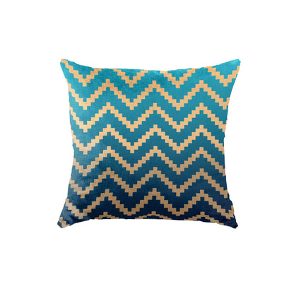 SuperSoft Teal Waves Throw Pillow