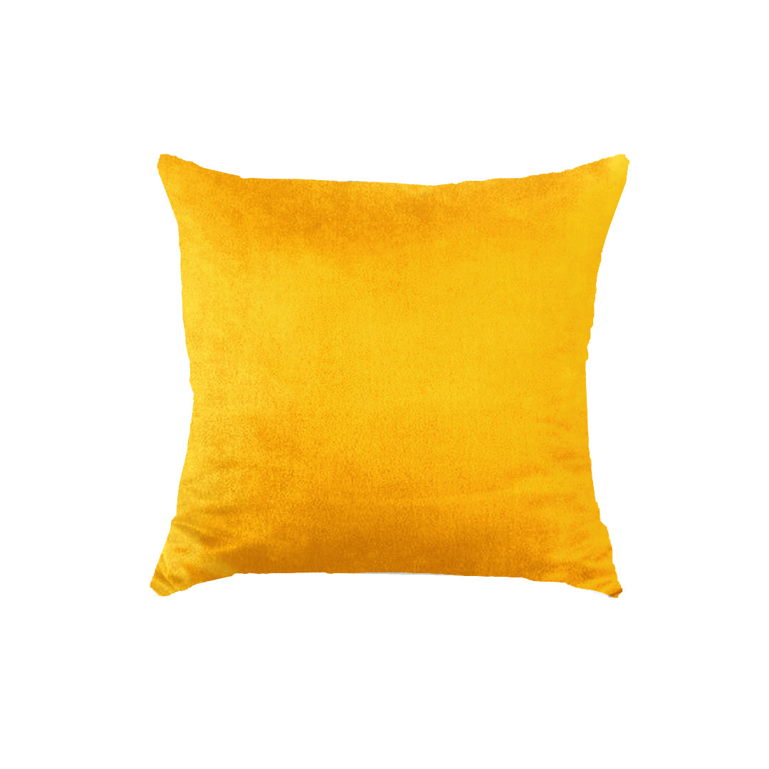 SuperSoft Plain Yellow Throw Pillow