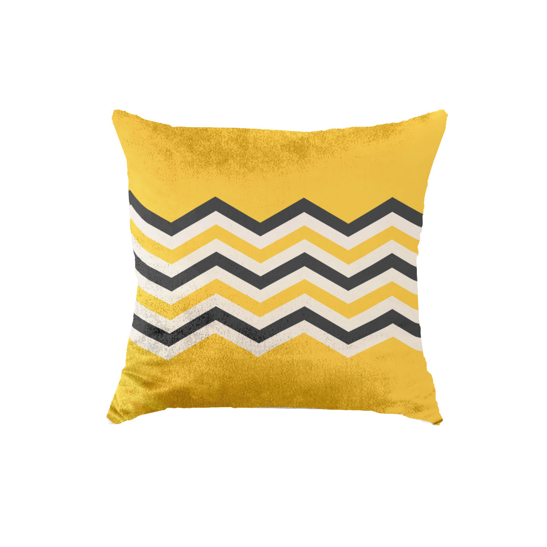 SuperSoft Chevron Yellow & Grey