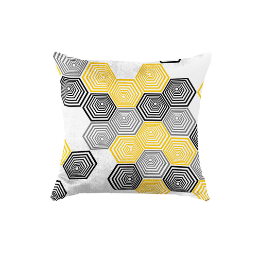 SuperSoft Yellow & black Hexagons